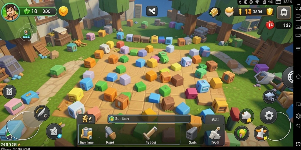 Screenshot gameplay 34R menampilkan tantangan seru dalam menyelesaikan puzzle.