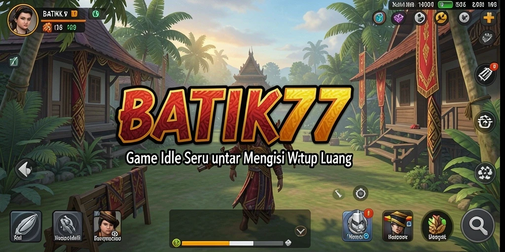 Tampilan gameplay aktif dari <strong>BATIK77</strong> yang menawan dan menenangkan.