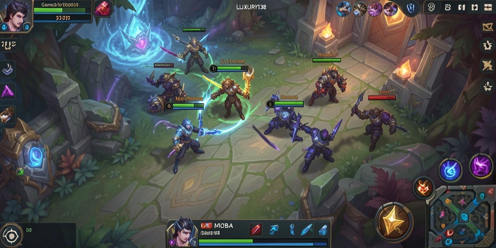 Tampilan gameplay menegangkan dalam LUXURY138 dengan grafis yang menawan.