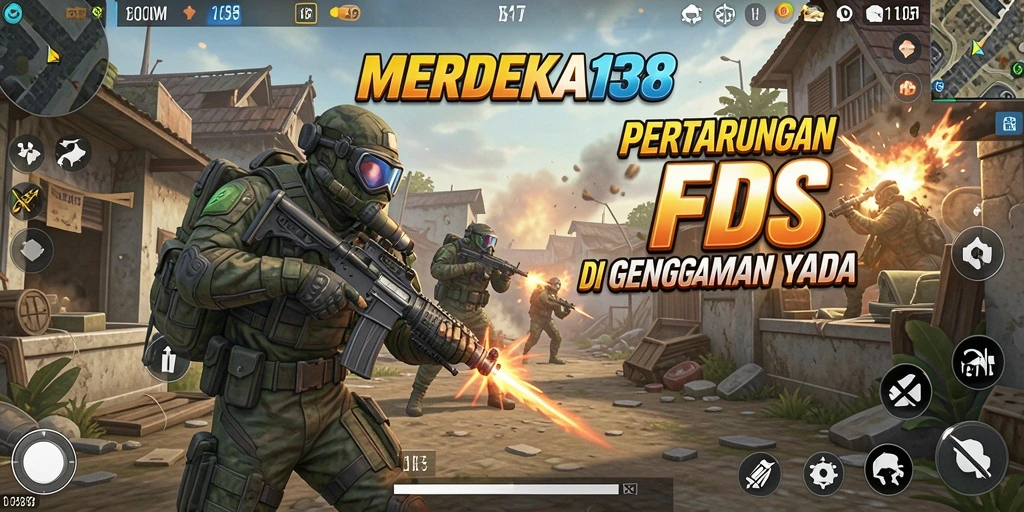 Tampilan gameplay mendebarkan dari MERDEKA138 yang penuh aksi.