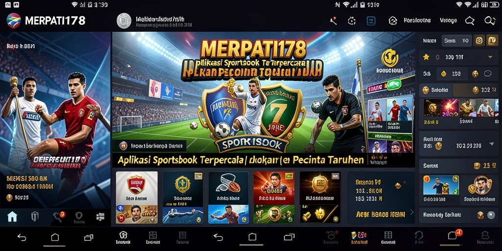 Tangkapan layar utama dari gameplay aplikasi Sportsbook MERPATI178.