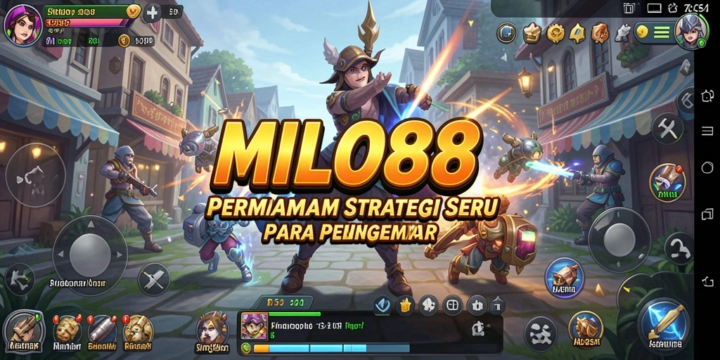 Tampilan mengesankan dari gameplay strategi MILO88.