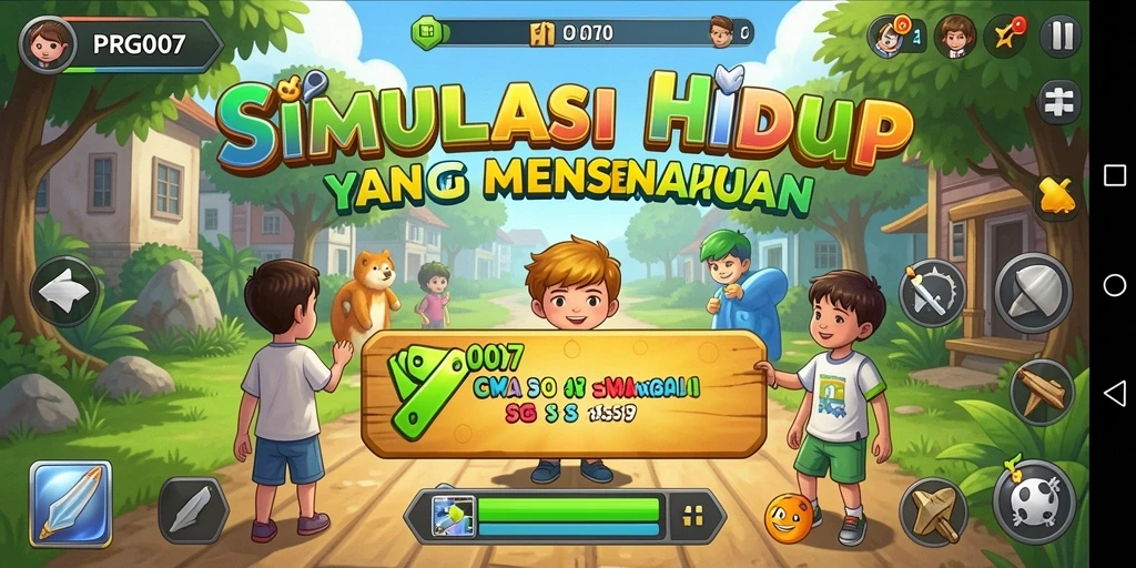 Tampilan gameplay PRG007 yang menarik dan interaktif di dunia simulasi.