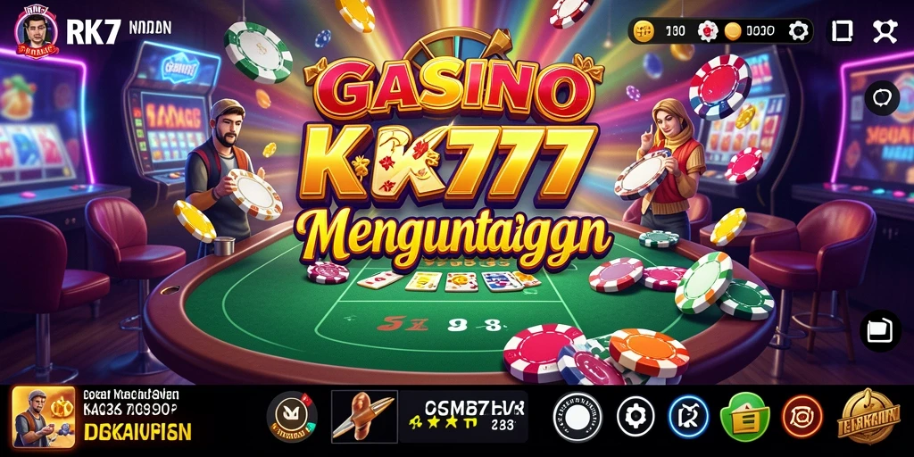 Tampilan gameplay RK77 yang memukau dalam permainan kasino.