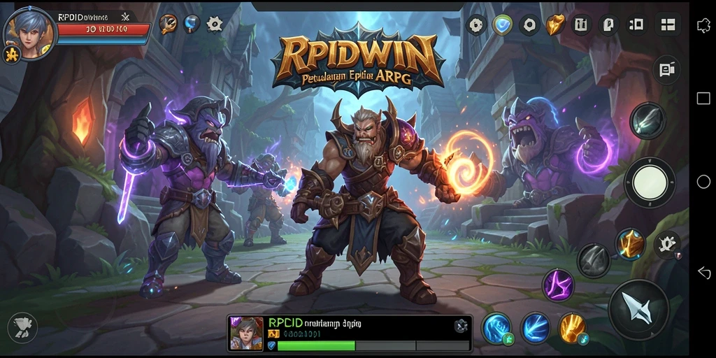 Tampilan gameplay RPIDWIN yang penuh aksi dan seru.