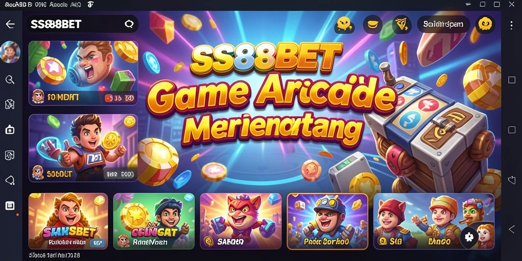 Tampilan gameplay SS88BET yang seru dan penuh tantangan dalam kategori Arcade.