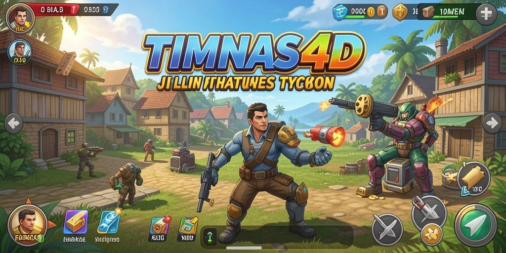Tampilan gameplay yang menegangkan dan menarik dari TIMNAS4D.